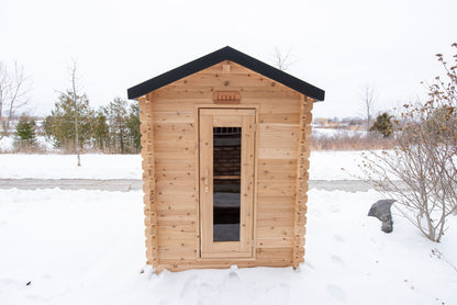 Dundalk Leisurecraft 6'x6' (182cm) CT Granby Cabin Sauna Eastern White Cedar - 2 to 3 Person CTC66W