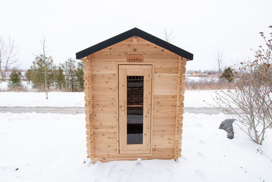 Dundalk Leisurecraft 6'x6' (182cm) CT Granby Cabin Sauna Eastern White Cedar - 2 to 3 Person CTC66W