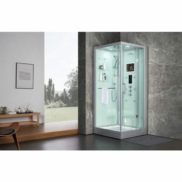 Maya Bath Platinum Arezzo 37" x 37" x 88" Steam Shower - White  20