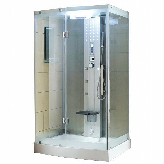 Mesa 47" x 35" x 85" Steam Shower with Clear Glass WS-300