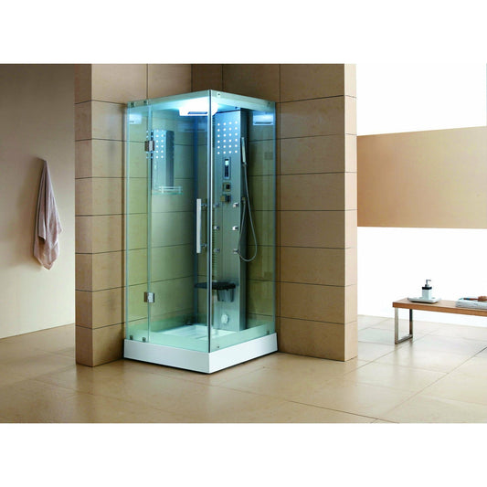 Mesa 32" x 32" x 85" Walk In Steam Shower WS-303