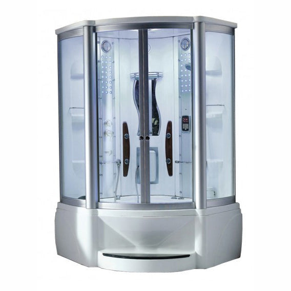 Mesa 48" x 48" x 85" Steam Shower Jetted Tub Combination WS-608