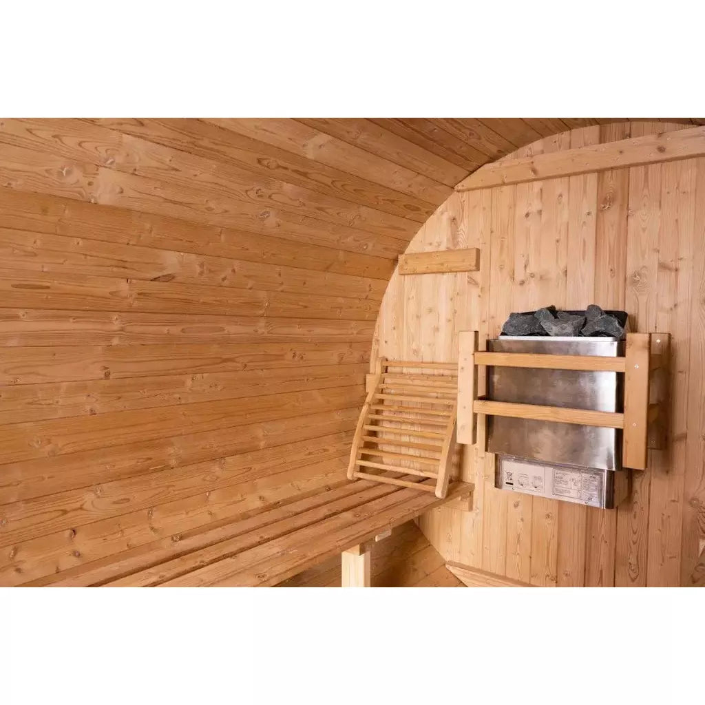 BackCountry Recreation 8 ft classic thermowood barrel sauna - 6 person BAR-TW-8