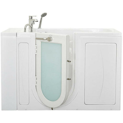 Ella's Bubbles Capri 30"W x 52"L Acrylic Soaking Walk-In-Bathtub, Outward Swing Door, Fast Fill Faucet, 2" Dual Drain OA3052