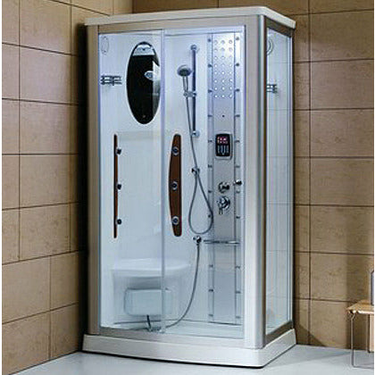 Mesa 45" x 35" x 85" Walk In Steam Shower with Clear Glass WS-802A