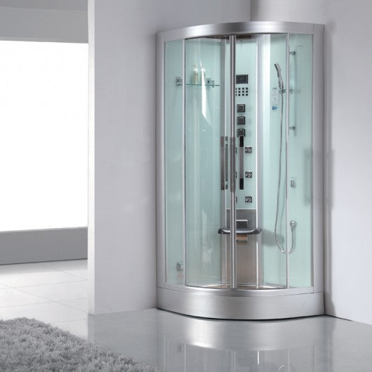 Platinum 39" x 39" x 89" Corner Steam Shower DZ963F8