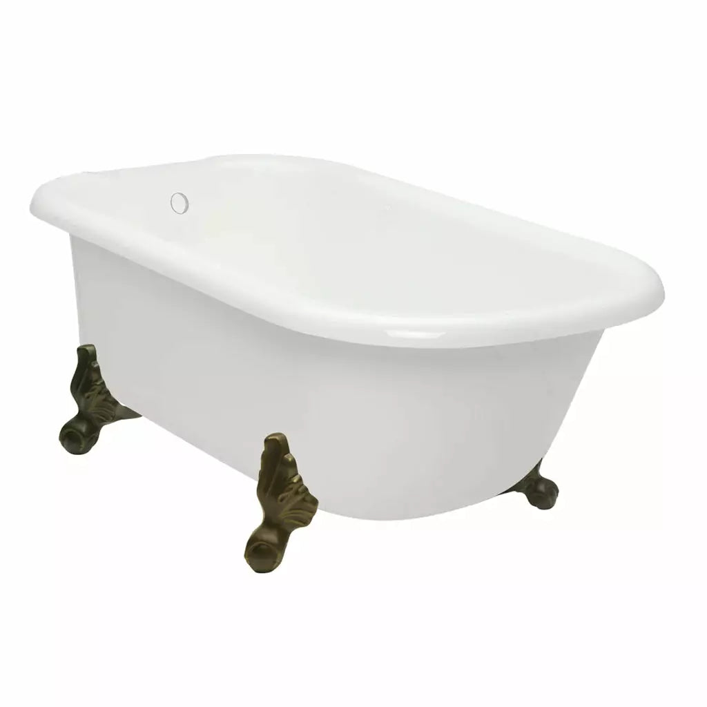 American Bath Factory 54" X 30" Clawfoot Classic Bathtub BA-C