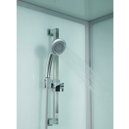 Maya Bath 71" x 38" x 88" Platinum Catania Steam Shower - Grey 1