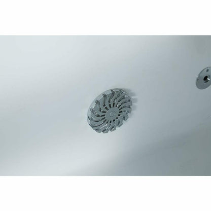 Maya Bath 71" x 38" x 88" Platinum Catania Steam Shower - Grey 1