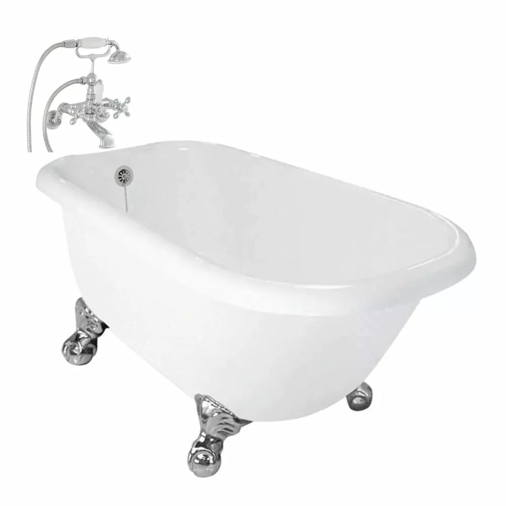 American Bath Factory 60" X 30" Clawfoot Classic Bathtub BA-C