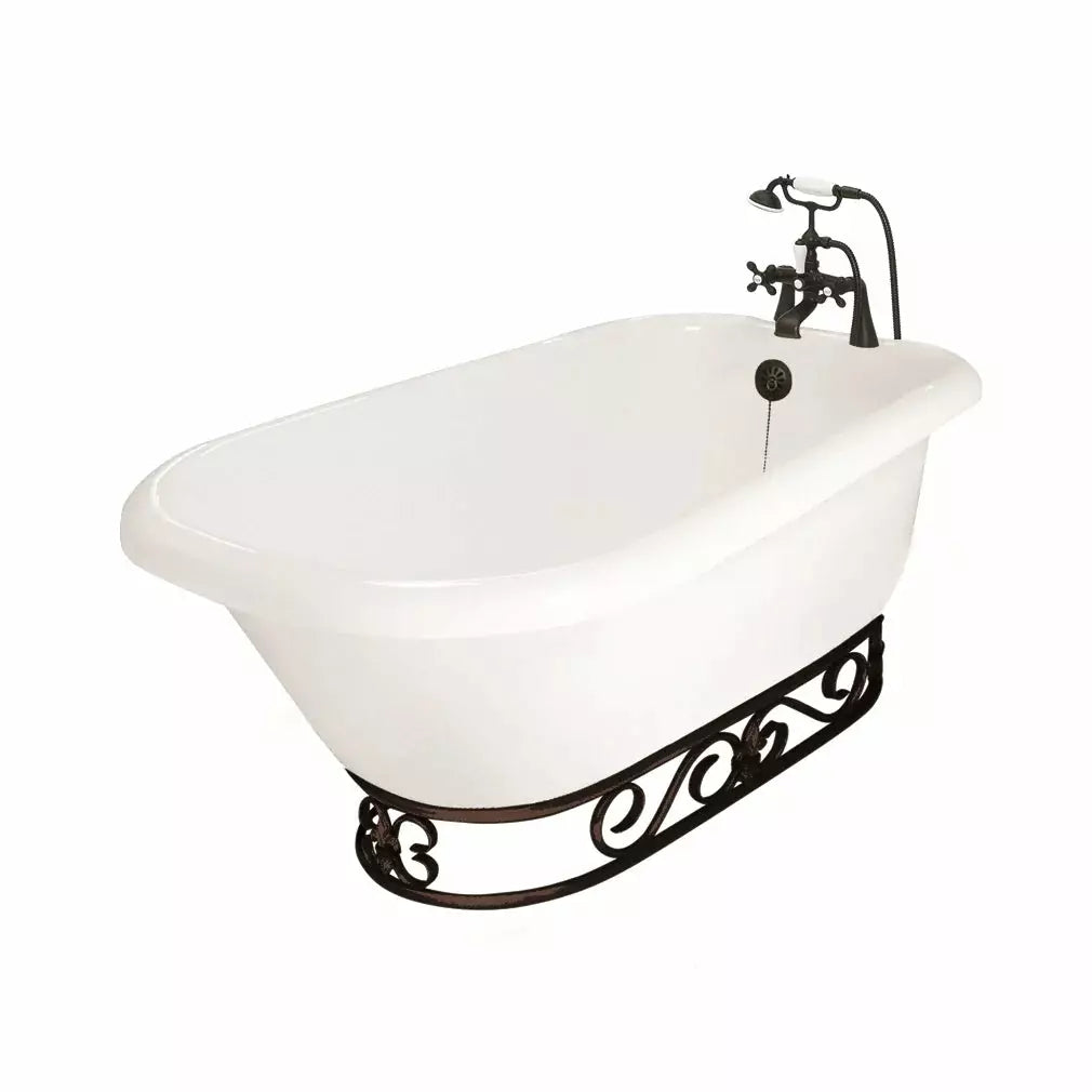 American Bath Factory 60" X 30" Fierro Classic Bathtub BA-CFI60