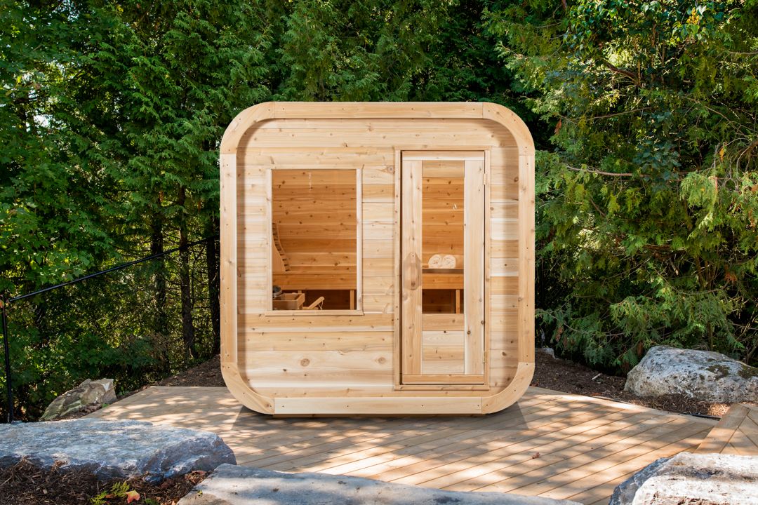 Dundalk Leisurecraft 2m x 2m CT Luna Sauna Eastern White Cedar - 2 to 4 Person CTC22LU