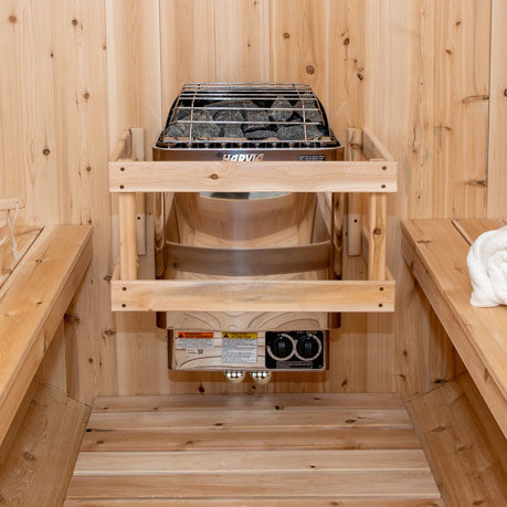 Dundalk Leisurecraft 6'x6' (182cm) CT Granby Cabin Sauna Eastern White Cedar - 2 to 3 Person CTC66W