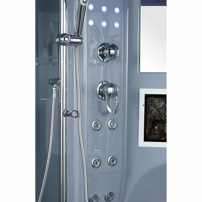 Maya Bath The Superior 64" x 64" x 88" Steam Shower - Grey 103