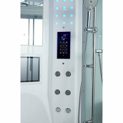 Maya bath Platinum Superior Steam Shower - White 101