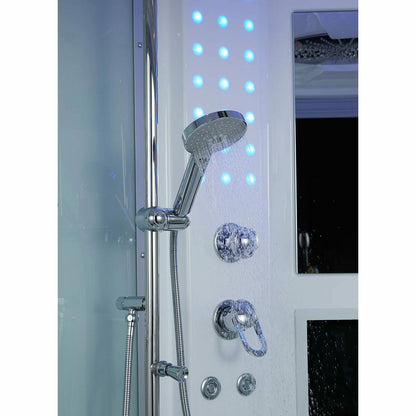 Maya bath Platinum Superior Steam Shower - White 101