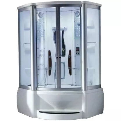 Mesa 48" x 48" x 85" Steam Shower Jetted Tub Combination WS-609