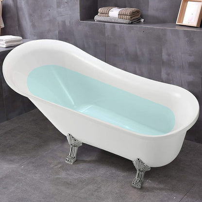 Vanity Art 69 Inch Freestanding Acrylic Soaking Bathtub VA6310-L