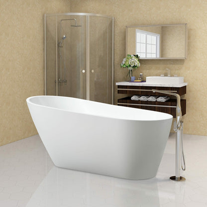 Vanity Art Freestanding Acrylic Soaking Bathtub VA6522