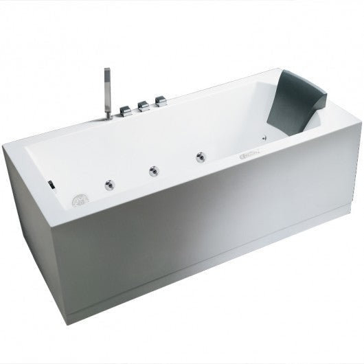 Platinum 70" x 32" x 25" Whirlpool Bathtub with Right Drain Position AM-154JDTSZ-70R