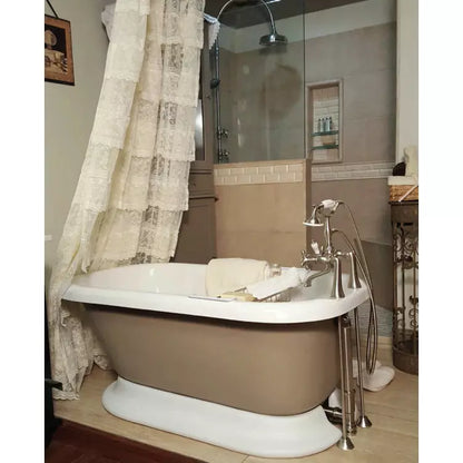 American Bath Factory 60" X 30" Pedestal Classic Bathtub PK3-CPD60-900W