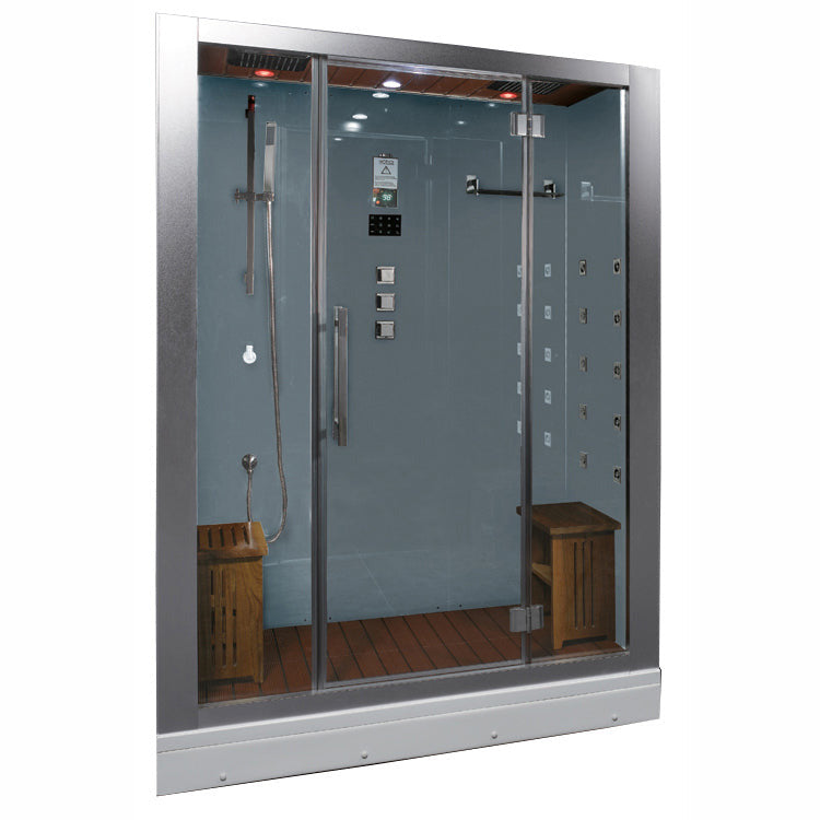 Platinum 59" x 32" x 87" Walk In Steam Shower DZ972F8