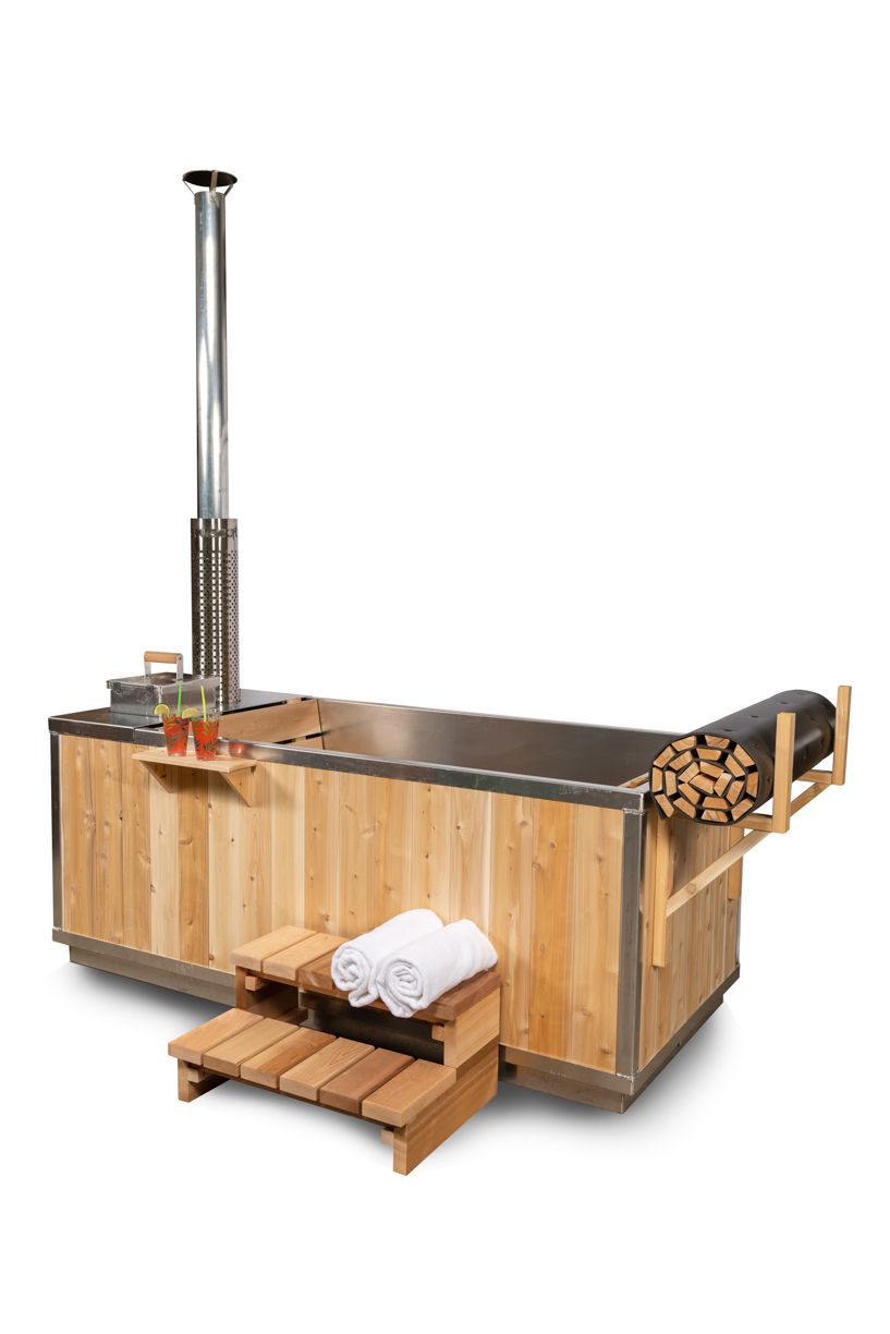 Dundalk Leisurecraft 2m x 3m The Starlight Wood Burning Hot Tub CT372W