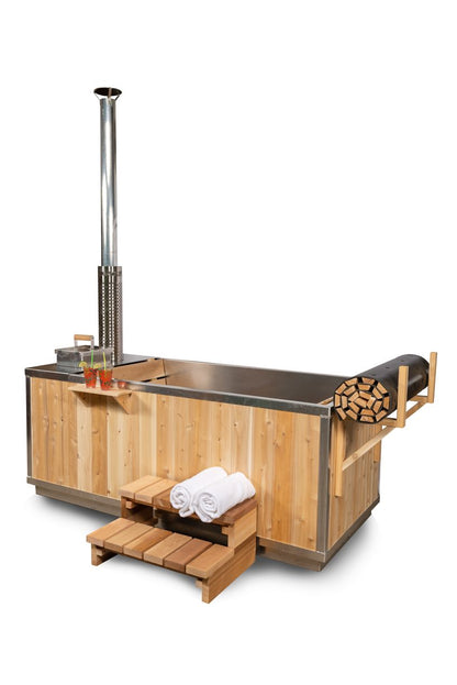 Dundalk Leisurecraft 2m x 3m The Starlight Wood Burning Hot Tub CT372W