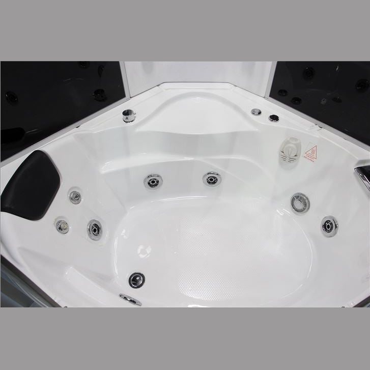 Mesa 48" x 48" x 85" Steam Shower Jetted Tub Combination WS-608