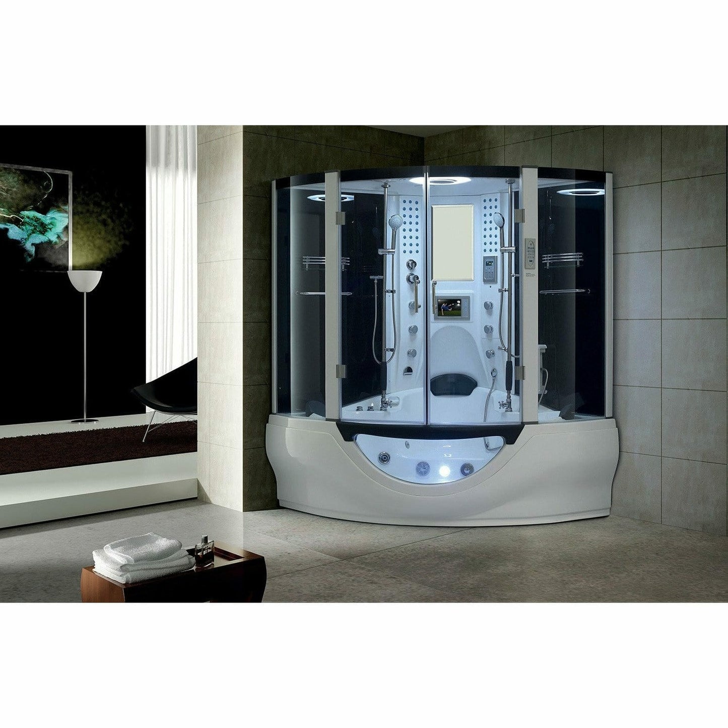 Maya Bath 64" x 64" x 88" Valencia Steam Shower 11