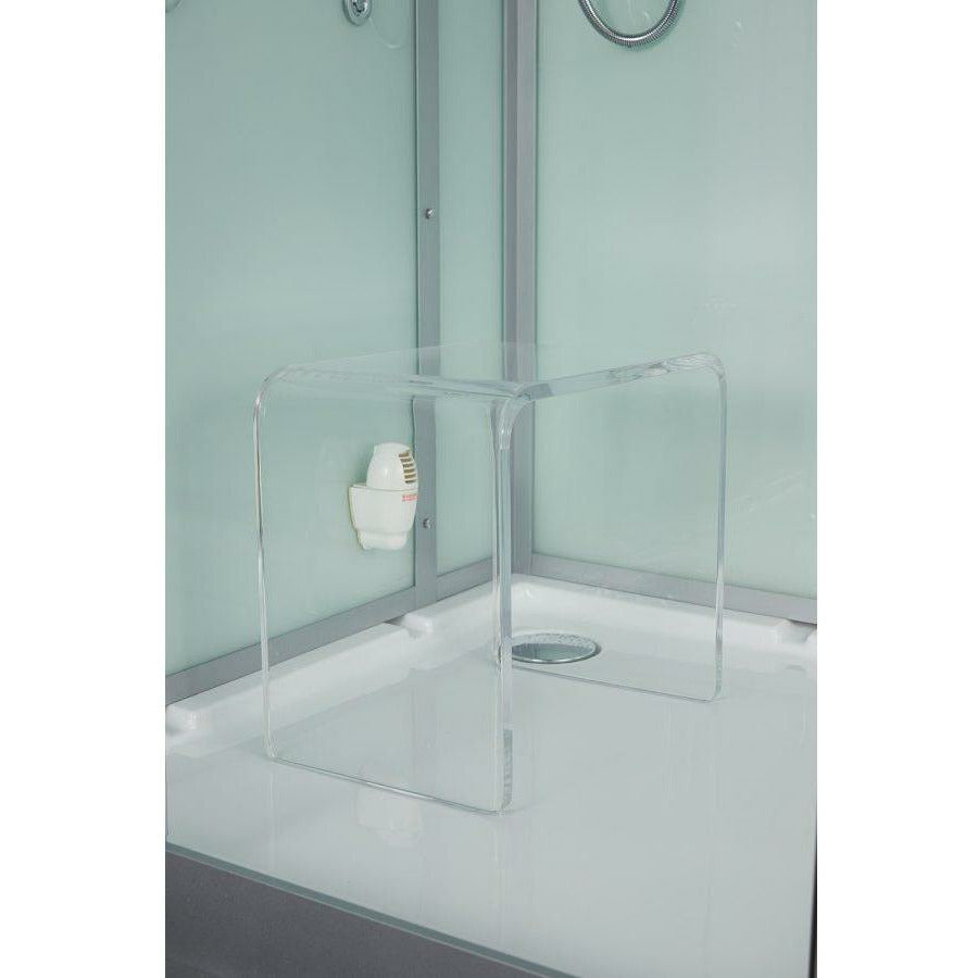 Maya Bath Platinum Arezzo 37" x 37" x 88" Steam Shower - White  20