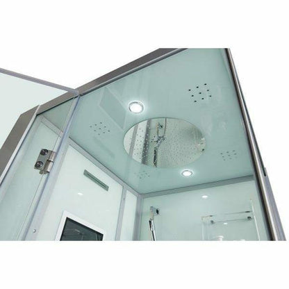 Maya Bath Platinum Arezzo 37" x 37" x 88" Steam Shower - White  20