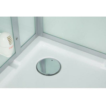 Maya Bath Platinum Arezzo 37" x 37" x 88" Steam Shower - White  20