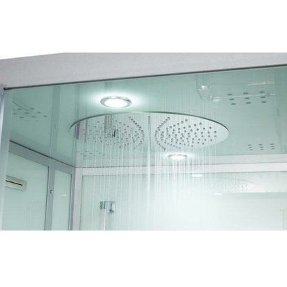 Maya Bath Platinum Arezzo 37" x 37" x 88" Steam Shower - White  20