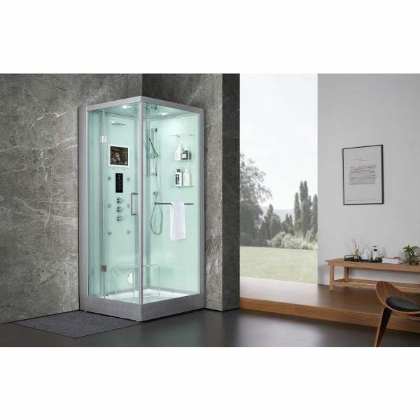 Maya Bath Platinum Arezzo 37" x 37" x 88" Steam Shower - White  20