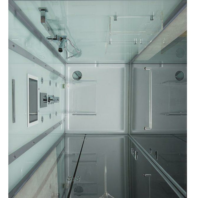 Maya Bath Platinum Arezzo 37" x 37" x 88" Steam Shower - White  20