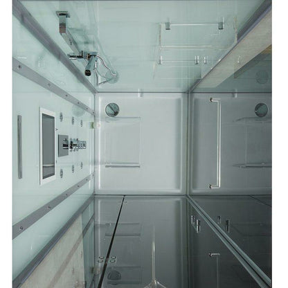 Maya Bath Platinum Arezzo 37" x 37" x 88" Steam Shower - White  20