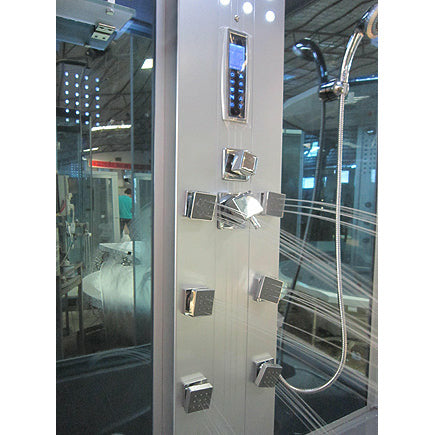 Mesa 60" x 33" x 87" Yukon Steam Shower and Jetted Tub, Combo WS-501